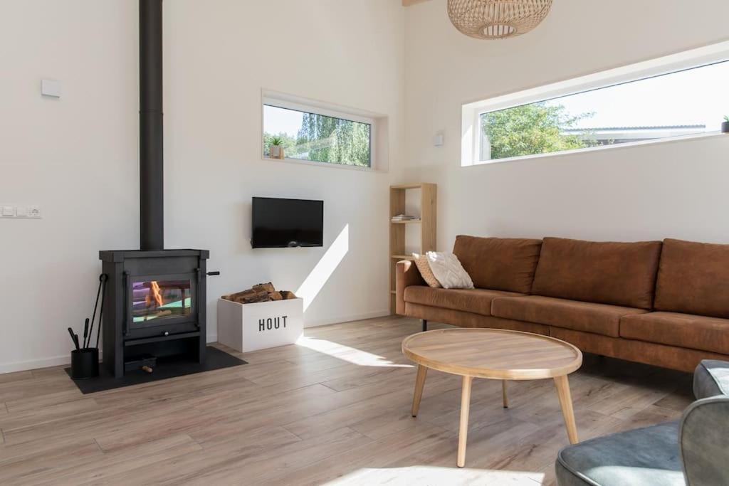 Vakantiehuis Eikzicht Gelegen Aan Het Bos Elsloo  Kültér fotó